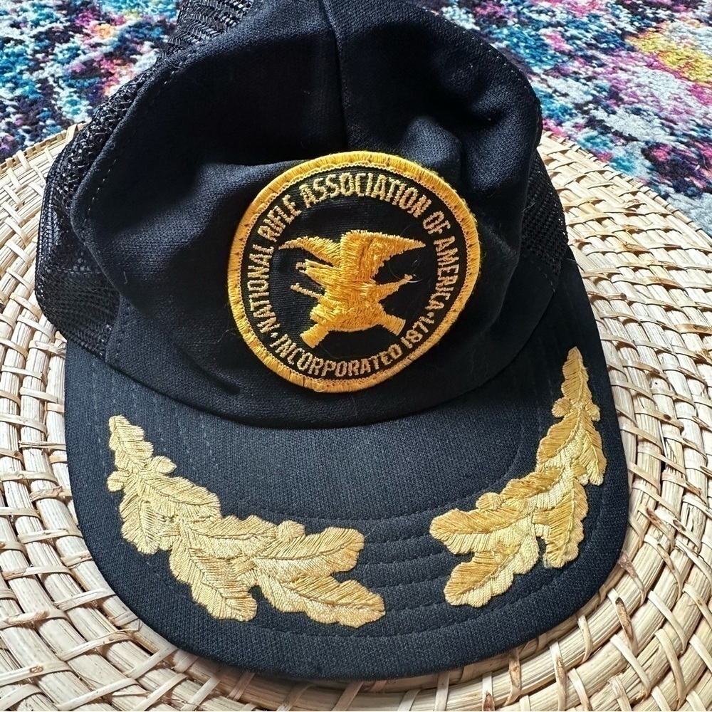 Vintage NRA National Rifle Association Trucker Hat